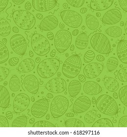 Green seamless pattern