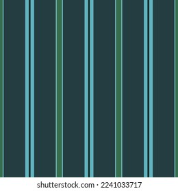 Green seamless pattern with colorful colors of parallel stripes. Green shades vertical stripes print seamless  background