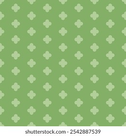 Padrão verde sem emenda com cruz verde