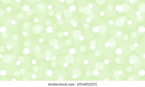 Green seamless pattern with drops