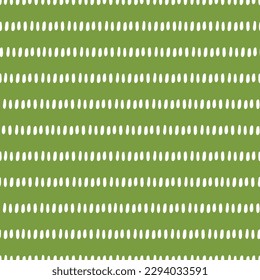 Green seamless pattern with white small lines