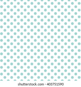 green seamless polka dots pattern