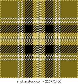 Green Seamless Tartan Plaid Design