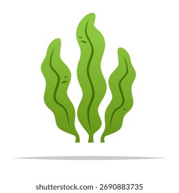 Vector de algas verdes aislado ilustración