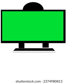 ein grüner Computer mit Ruder