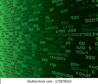 Green security background with HEX-code. Vector illustration
