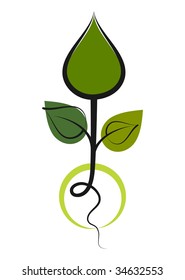 Green Seedling - Concept of a green environment.