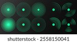 Green Sensor Wave Effect: Bright Radar and Sonar Signals for Wireless Technology on Transparent Background