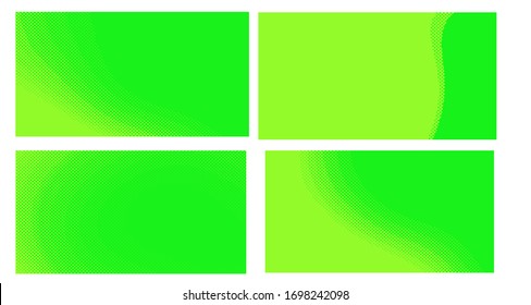 Arte pop en verde. Antecedentes cómicos de vectores.
