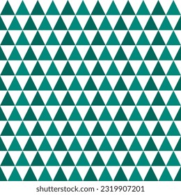 Green shade triangle pattern background. Triangle pattern background. Triangle background. Seamless pattern. for backdrop, decoration, Gift wrapping