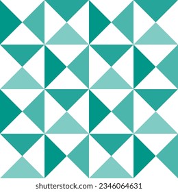 Green shade triangle pattern background. Triangle pattern background. Triangle background. Seamless pattern. for backdrop, decoration, Gift wrapping
