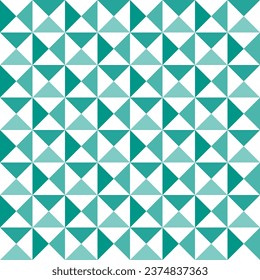 Green shade triangle pattern background. Triangle pattern background. Triangle background. Seamless pattern. for backdrop, decoration, Gift wrapping