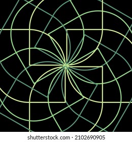 tonos verdes mosaicos abstractos sin soldadura, perfecto para fondo o papel pintado