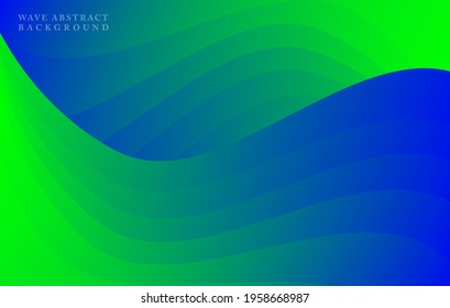 green shades wavy background, suitable for your business