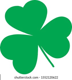 Green Shamrock Good Luck Three Leaf Clover