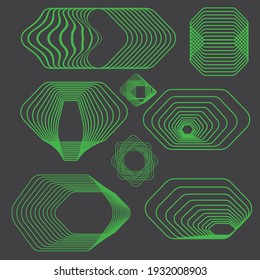 green shape. can be used for your dress design or other design materials