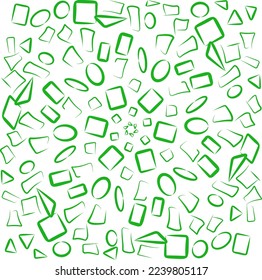 green shape random radial concept for wallpaper or etc