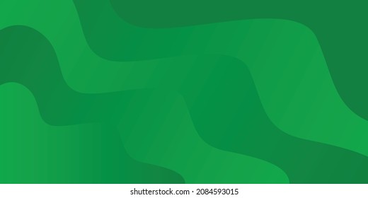 Pancarta de fondo de formas verdes resumen