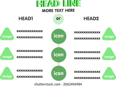 el concepto de suelo blanco de formas verdes, infografía de plantillas con ilustración, se puede utilizar imagen, icono, contenido