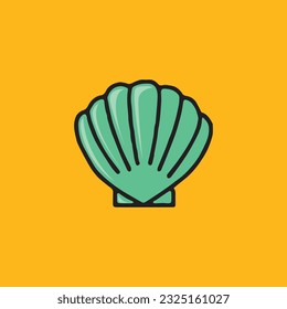 The green shell icon is suitable for your cool logo