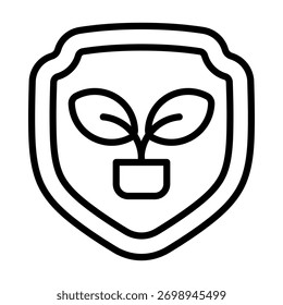 Green Shield Icon Element For Design And Vector
