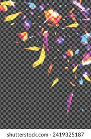 Green Shimmer Background Transparent Vector. Bokeh Digital Design. Blue Lens Template. Shine Year. Flare Holiday Illustration.