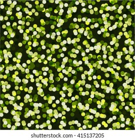 Green  shining glitter vector seamless pattern