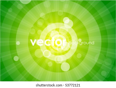 Design verde e brilhante