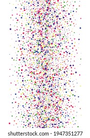Green Shiny Dot Background. Fun Square Decoration. Orange Confetti Illustration. Party Circle Illustration. Blue Scattered Star.