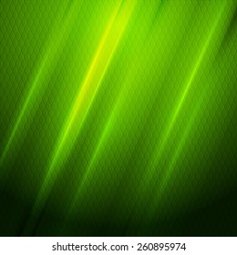 Green shiny hexagon texture background. Vector design