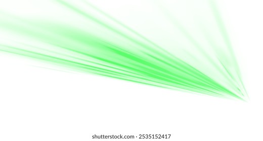 Green shiny sparks of spiral wave. A curved bright line of speed is spinning. Shiny wavy path. Rotating dynamic neon circle. Magic green swirl with highlights. Glowing swirl bokeh effect. vector