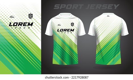 green shirt sport jersey design