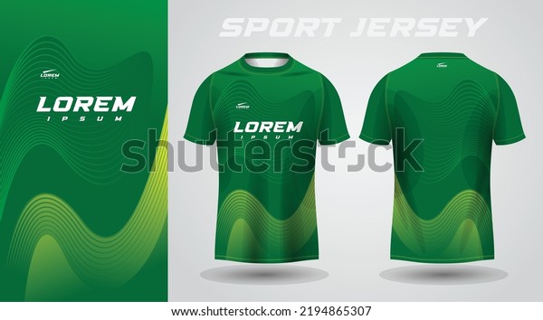 green shirt sport jersey\
design