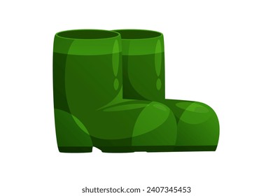 Green Shoes Winter Clothes Sticker