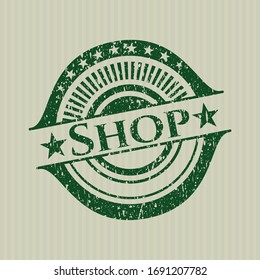 Green Shop distress rubber texture
