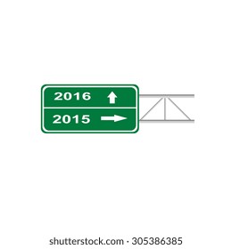 Green sign 2015 and 2016
