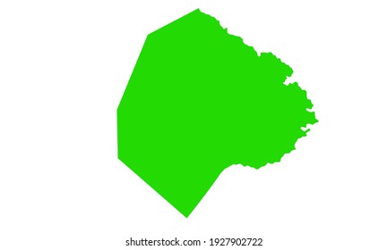 Green silhouette of city map of Buenos Aires in Argentina on white background