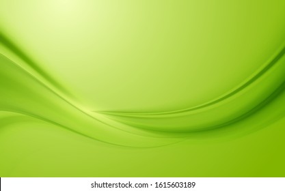 Green silk satin background smooth texture background