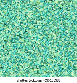 Green simple confetti background, vector illustration. Pattern with mixed small spots.