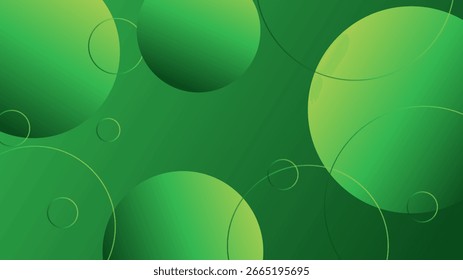 Fondo de gradación de diseño simple verde