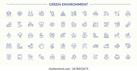 Green simple line icon set. Collection of simple line web icons. Contains such symbols as fresh, vegetables, healthy, food, nature. Vector illustration. Healthy linear icon collection.