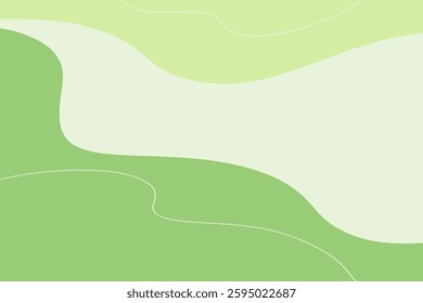 Green simple modern minimalistic abstract background, flat design, vector illustration. An element for a background, banner, poster, cover, label with an empty space for text