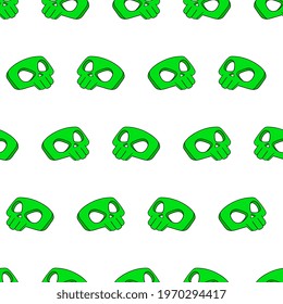 green skull seamless pattern textile print. Great for summer vintage fabric, scrapbooking, wallpaper, giftwrap. repeat pattern background design