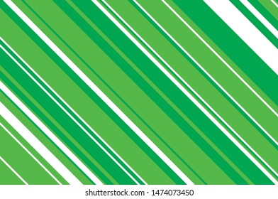 Green slanted strips of different thicknesses. Vector illustration