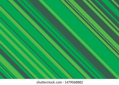Green slanted strips of different thicknesses. Vector illustration