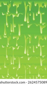 Green slime background, liquid, vector illustration
