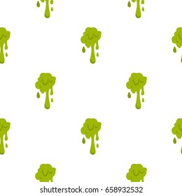 Green slime spot pattern seamless for any design vector illustration