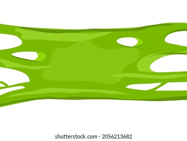  Se estira el lima verde. Chicle de mascar. Fondo de la caricatura vectorial.