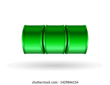 Green Slot Machine Slots Reel Spin Gambling Vector Illustration