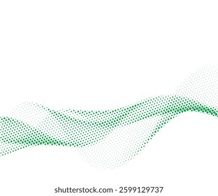 green small dot and white background